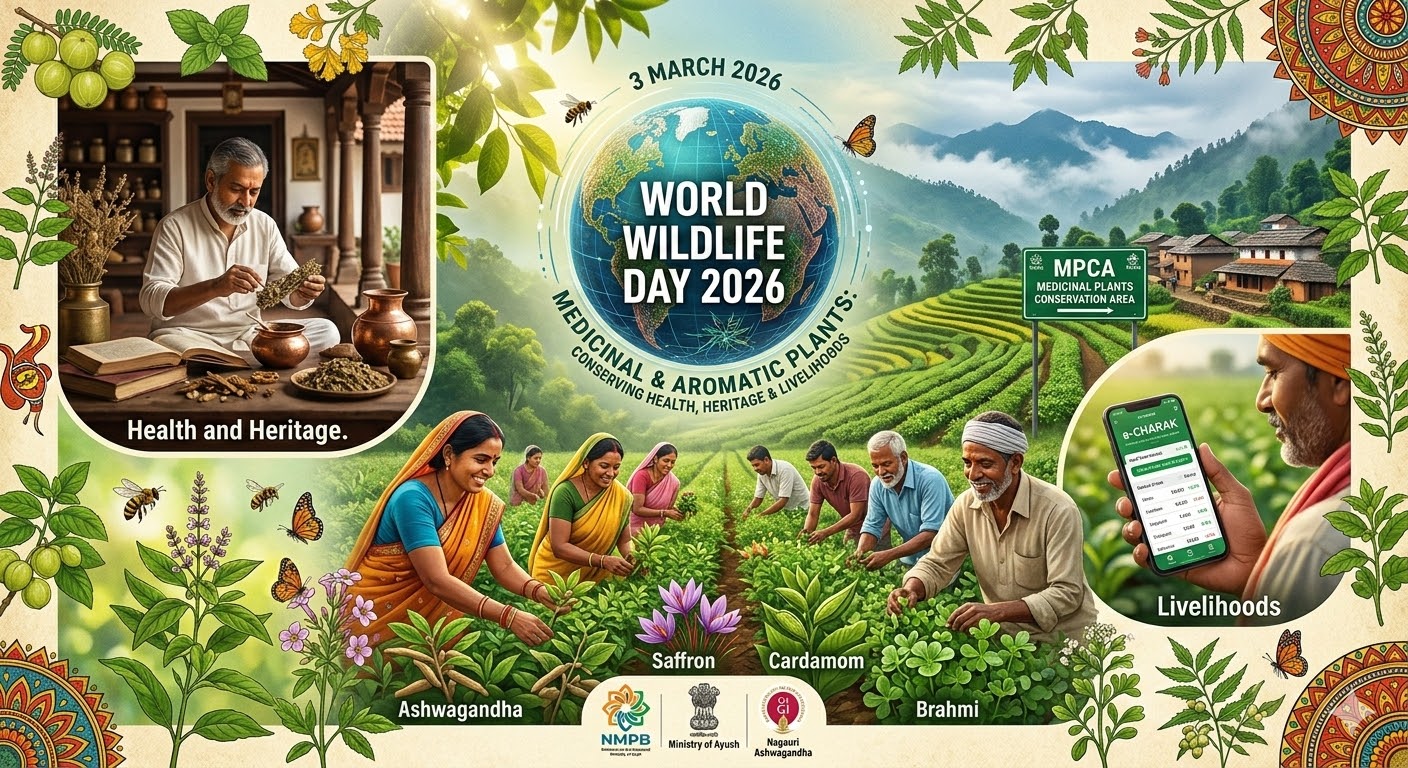 World Wildlife Day 2026 theme on medicinal and aromatic plants in India