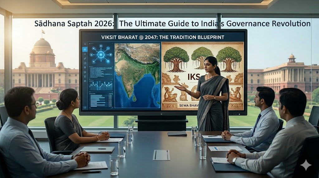 Sādhana Saptah 2026: India's Governance Revolution featured image or iGOT Karmayogi scaling excellence via Viksit Bharat 2047